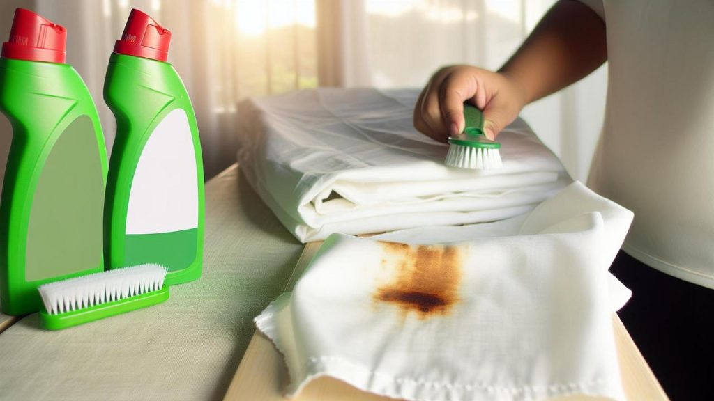 jak usunąć rdzę z ubrania białego